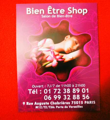 salon de massage Bien Etre Shop